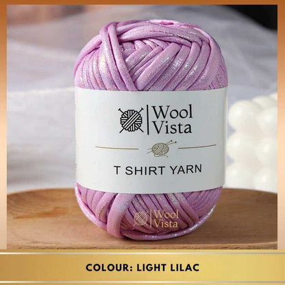 SOFT METALLIC T-SHIRT YARN - FOR CROCHET AND BAG MAKING CRAFTING