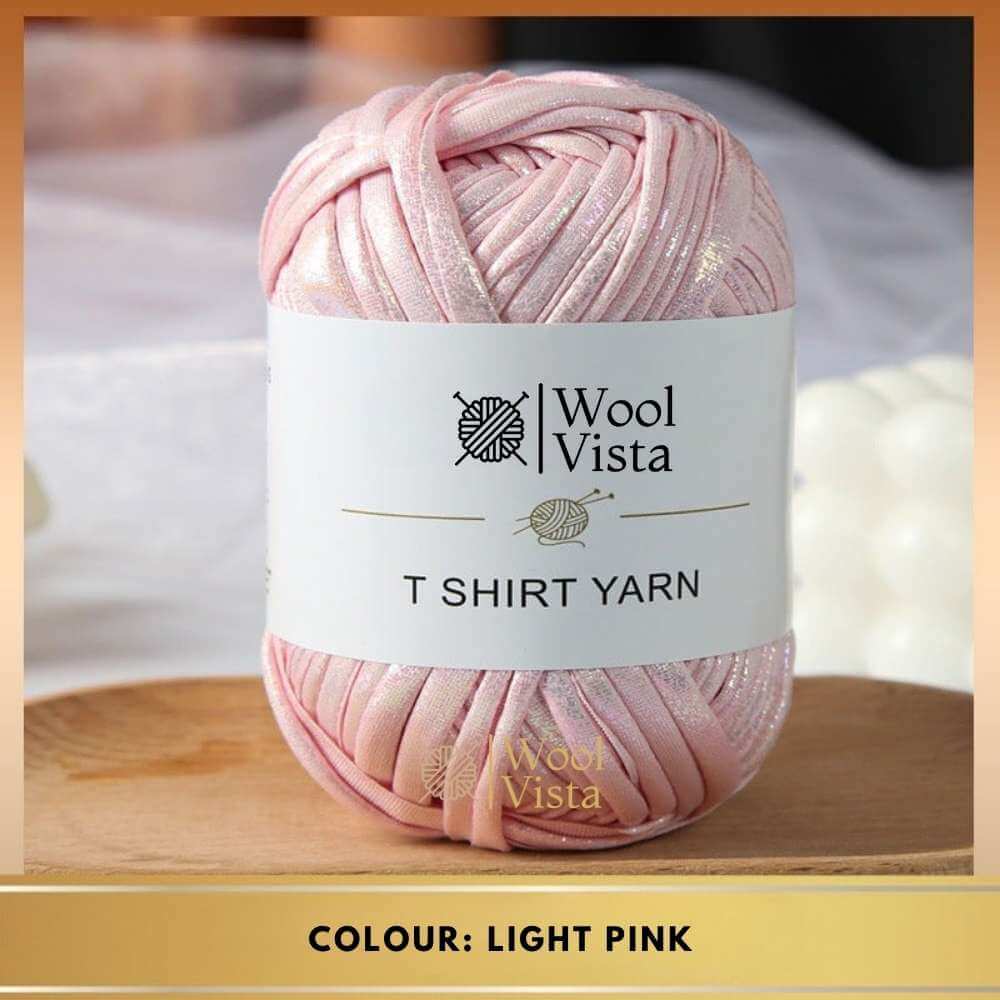 SOFT METALLIC T-SHIRT YARN - FOR CROCHET AND BAG MAKING CRAFTING