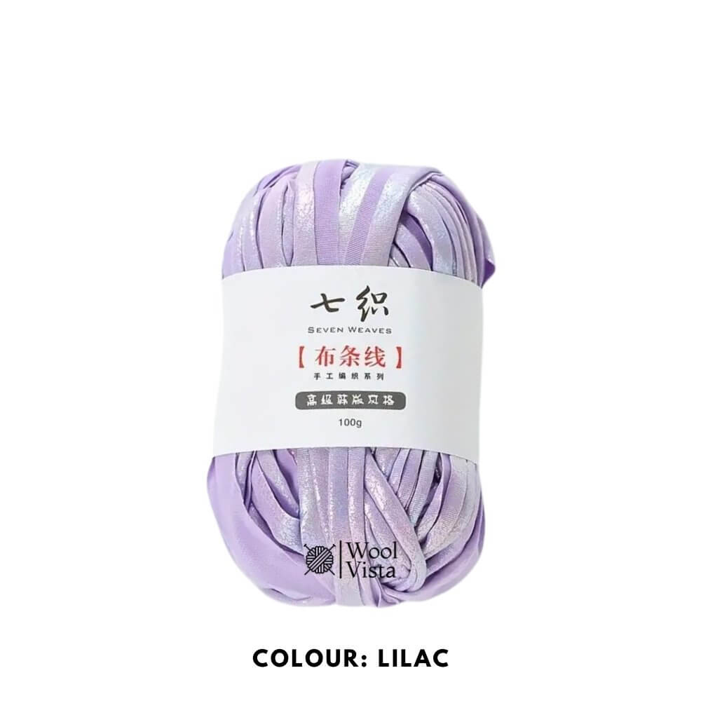 SOFT METALLIC T-SHIRT YARN - FOR CROCHET AND BAG MAKING CRAFTING