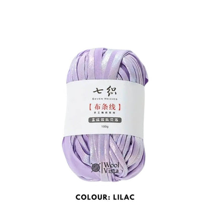SOFT METALLIC T-SHIRT YARN - FOR CROCHET AND BAG MAKING CRAFTING