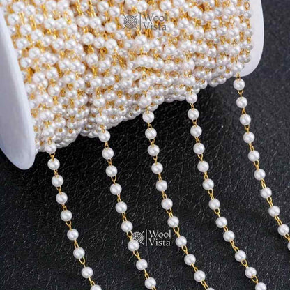 STAINLESS STEEL BEAD BALL CHAIN – DIY JEWELRY MAKING ACCESSORY- 1 METER
