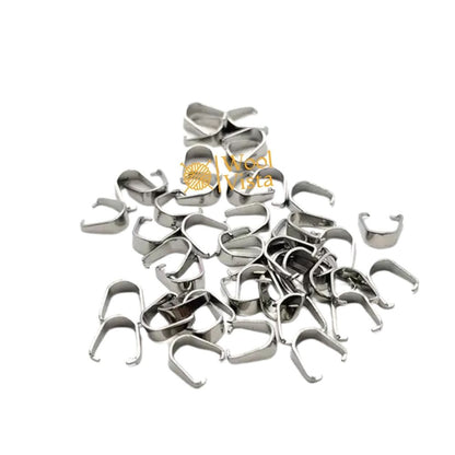 STAINLESS STEEL U-SHAPED CLASPS – DURABLE JEWELRY FINDINGS FOR NECKLACES, BRACELETS & DIY CRAFTS