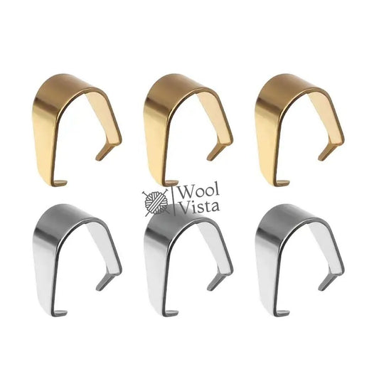 STAINLESS STEEL U-SHAPED CLASPS – DURABLE JEWELRY FINDINGS FOR NECKLACES, BRACELETS & DIY CRAFTS