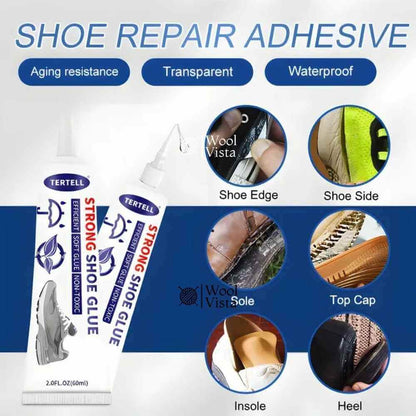 STRONG SHOE REPAIR GLUE – 60ML TUBE FOR SNEAKERS, LEATHER & CRAFTS