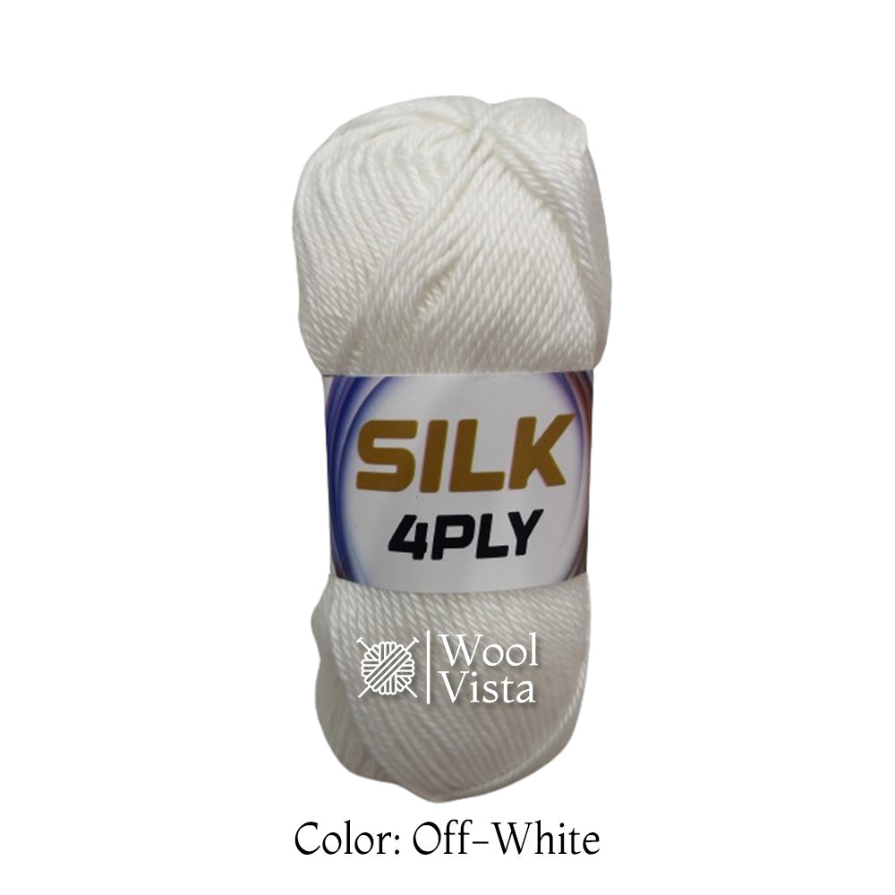 SUPER SOFT SILKY YARN BALL (PACK OF 4 YARN BALLS)