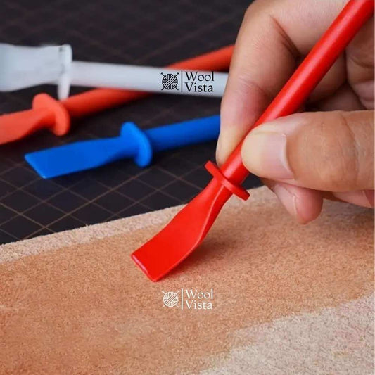 SILICONE GLUE SPREADER FOR LEATHERCRAFT – DURABLE DIY CRAFT APPLICATOR