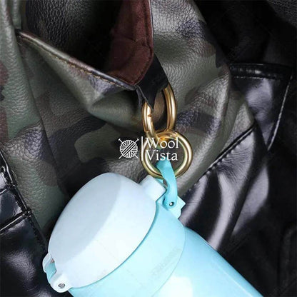 SPRING O-RING OPENABLE KEYCHAIN CLASPS - (2 PIECES)