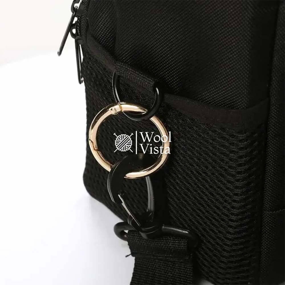 SPRING O-RING OPENABLE KEYCHAIN CLASPS - (2 PIECES)