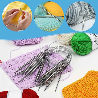 PREMIUM STAINLESS STEEL CIRCULAR KNITTING NEEDLE