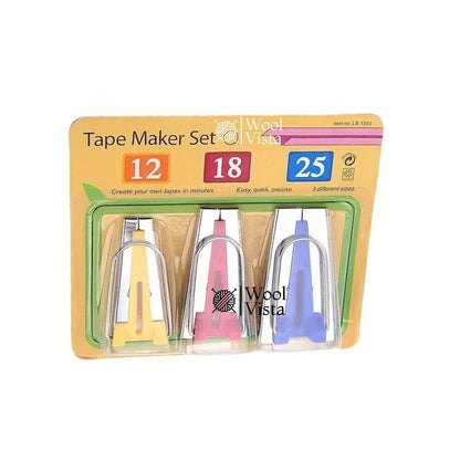 TAPE MAKER SET – EDGE BANDING TOOLS WITH BINDING MACHINE, ROLLING EDGE TOOL & TUBE PULLER - (SET OF 3)