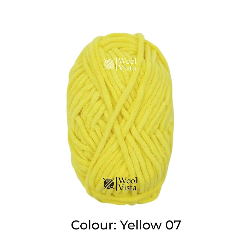 THIN CHENILLE PLUSH YARN – SOFT BLANKET & CROCHET YARN FOR KNITTING, DIY CRAFTS