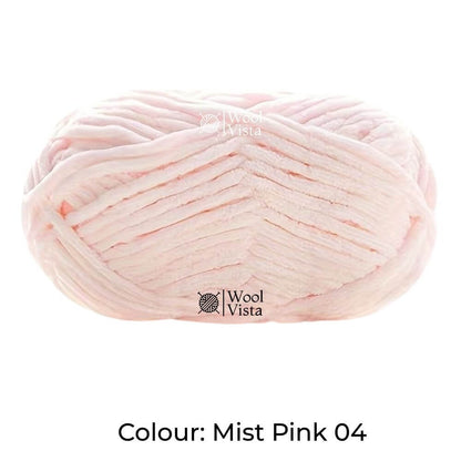 THIN CHENILLE PLUSH YARN – SOFT BLANKET & CROCHET YARN FOR KNITTING, DIY CRAFTS