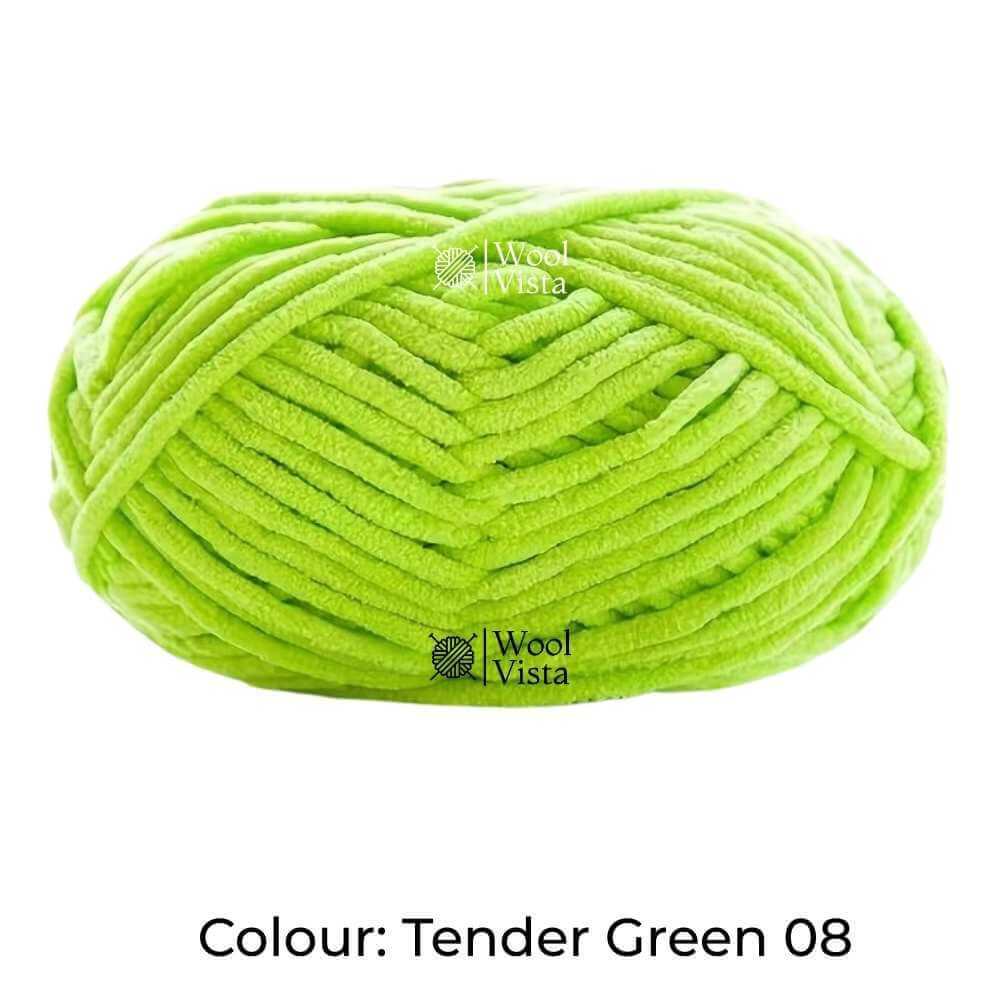 THIN CHENILLE PLUSH YARN – SOFT BLANKET & CROCHET YARN FOR KNITTING, DIY CRAFTS