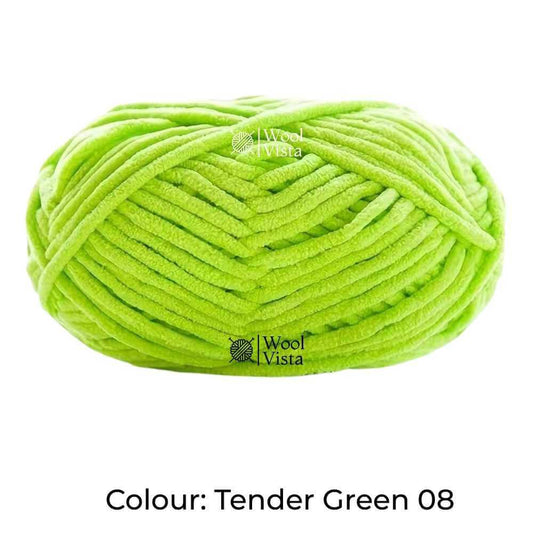 THIN CHENILLE PLUSH YARN – SOFT BLANKET & CROCHET YARN FOR KNITTING, DIY CRAFTS