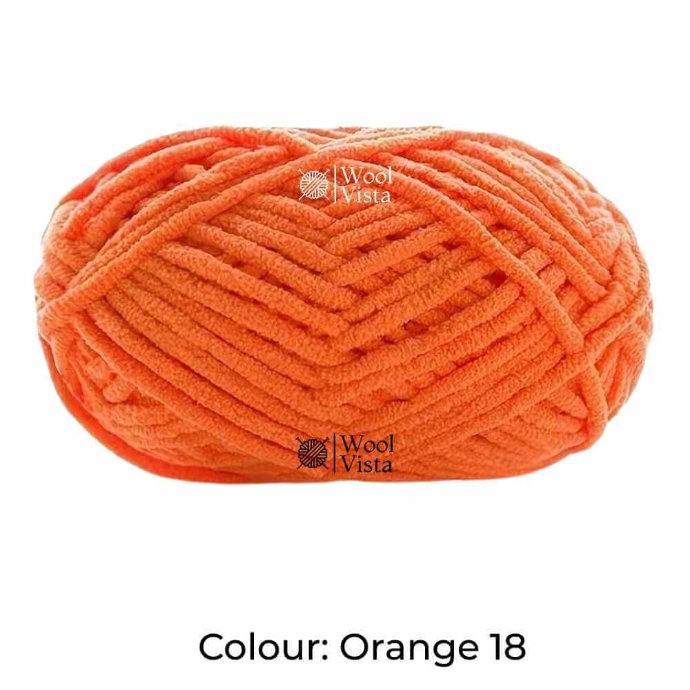 THIN CHENILLE PLUSH YARN – SOFT BLANKET & CROCHET YARN FOR KNITTING, DIY CRAFTS