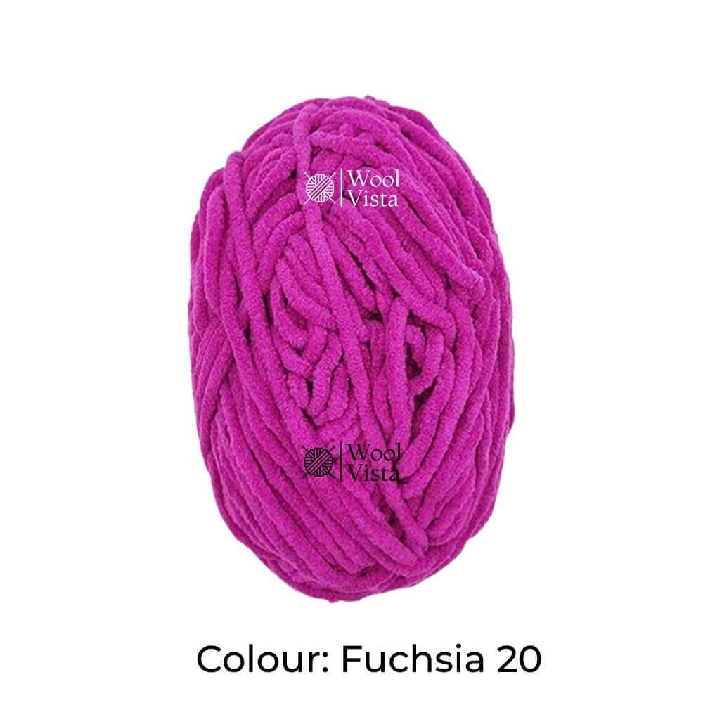 THIN CHENILLE PLUSH YARN – SOFT BLANKET & CROCHET YARN FOR KNITTING, DIY CRAFTS