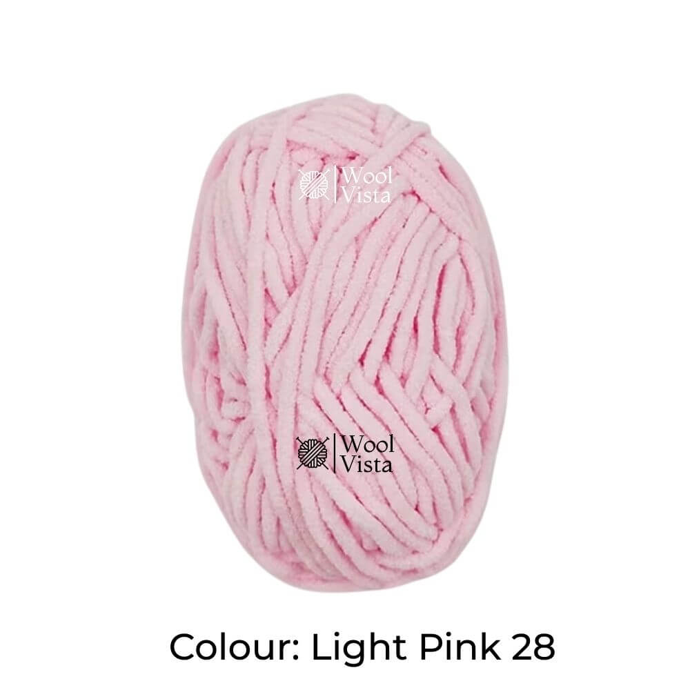 THIN CHENILLE PLUSH YARN – SOFT BLANKET & CROCHET YARN FOR KNITTING, DIY CRAFTS