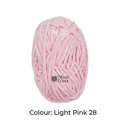 THIN CHENILLE PLUSH YARN – SOFT BLANKET & CROCHET YARN FOR KNITTING, DIY CRAFTS