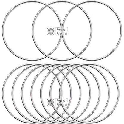 THIN METAL BANGLE BASES (DOZEN) – DIY BANGLE MAKING FRAMES FOR KANGAN, JEWELRY DESIGN, BRACELETS & HANDMADE CRAFT SUPPLIES