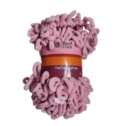 SOFT LOOP YARN BALL –  DIY KNITTING YARN FOR SCARVES, BAGS, BLANKETS & CRAFTS