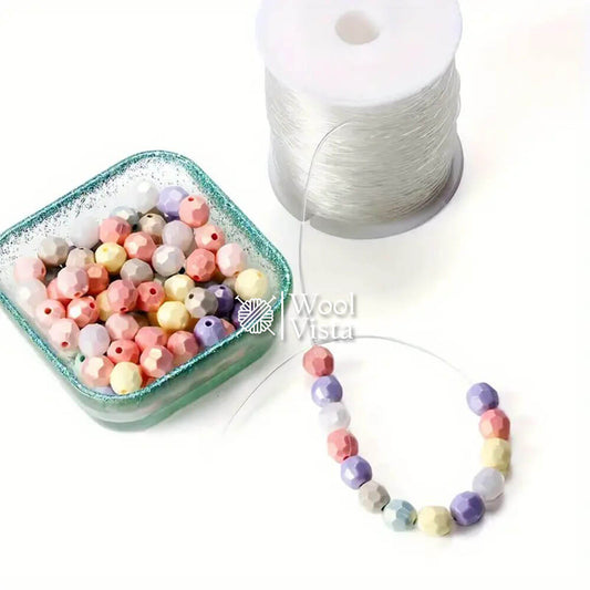 TRANSPARENT ELASTIC BRACELET ROPE