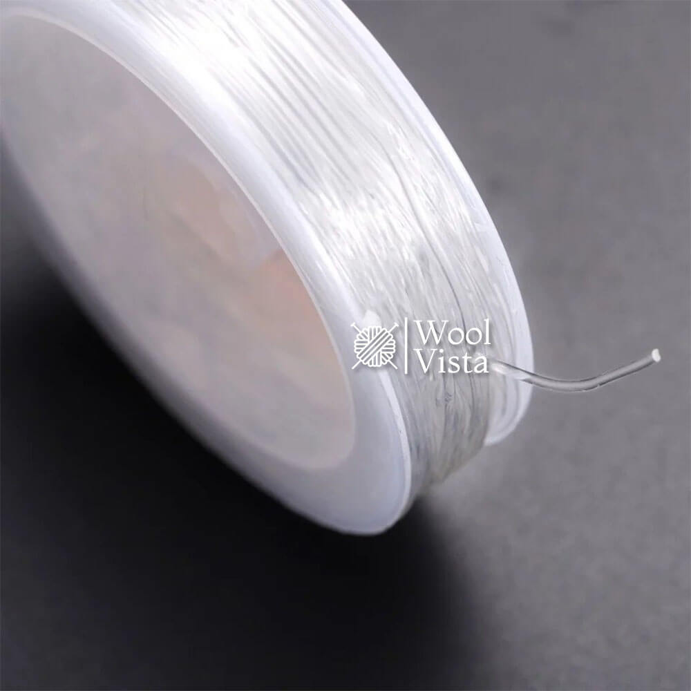 TRANSPARENT ELASTIC BRACELET ROPE - 10 METERS