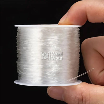 TRANSPARENT ELASTIC BRACELET ROPE - 10 METERS