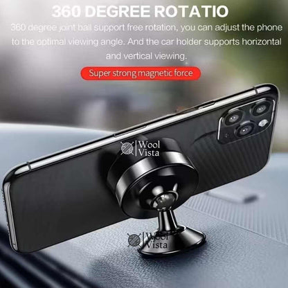 UNIVERSAL MAGNETIC CAR MOBILE HOLDER – 360° ROTATING SUPER STRONG METAL AIR VENT PHONE HOLDER