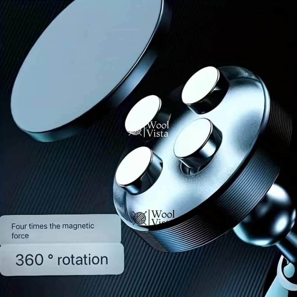 UNIVERSAL MAGNETIC CAR MOBILE HOLDER – 360° ROTATING SUPER STRONG METAL AIR VENT PHONE HOLDER