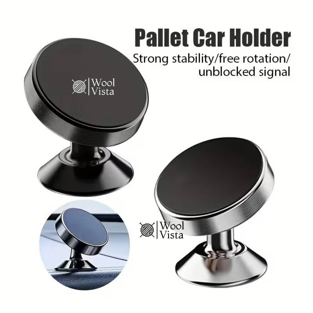 UNIVERSAL MAGNETIC CAR MOBILE HOLDER – 360° ROTATING SUPER STRONG METAL AIR VENT PHONE HOLDER