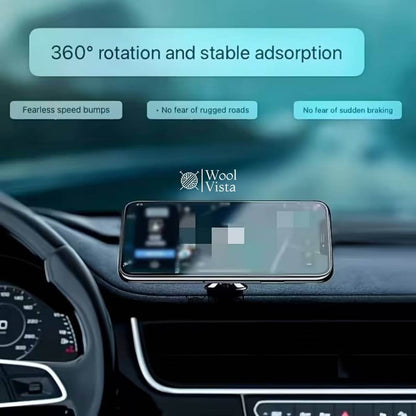 UNIVERSAL MAGNETIC CAR MOBILE HOLDER – 360° ROTATING SUPER STRONG METAL AIR VENT PHONE HOLDER