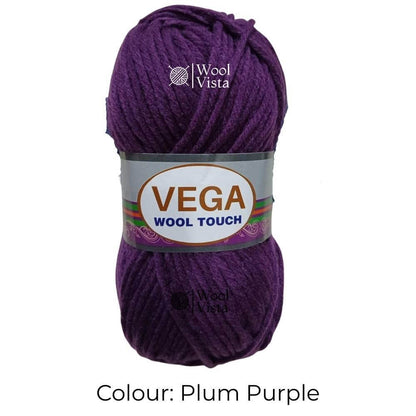 VEGA WOOL TOUCH - YARN BALLS - (PACK OF 5)