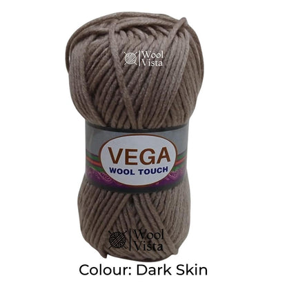 VEGA WOOL TOUCH - YARN BALLS - (PACK OF 5)