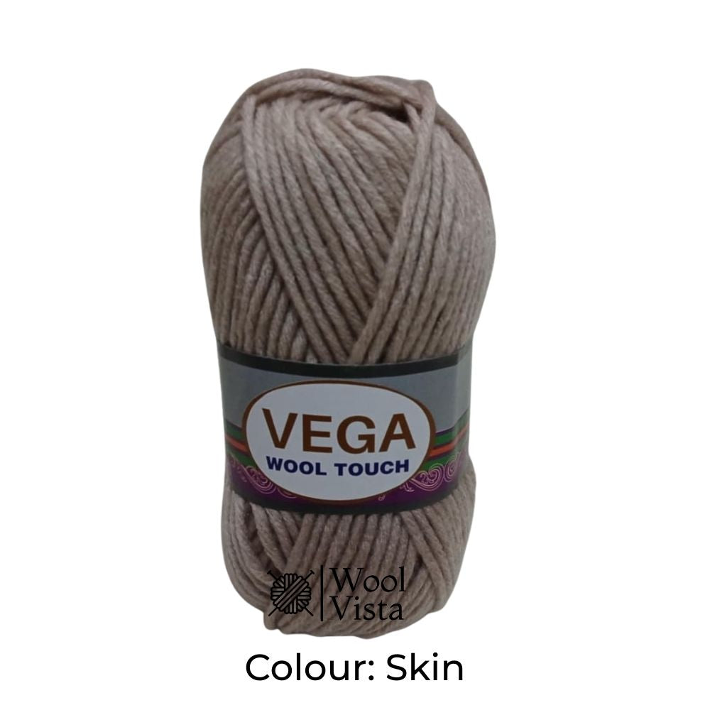 VEGA WOOL TOUCH - YARN BALLS - (PACK OF 5)
