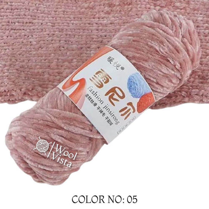 VELVET CHENILLE YARN - VELVET YARN BALL