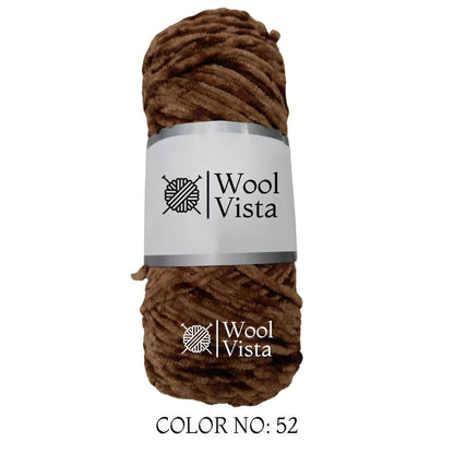 VELVET CHENILLE YARN - VELVET YARN BALL (PACK OF 5)