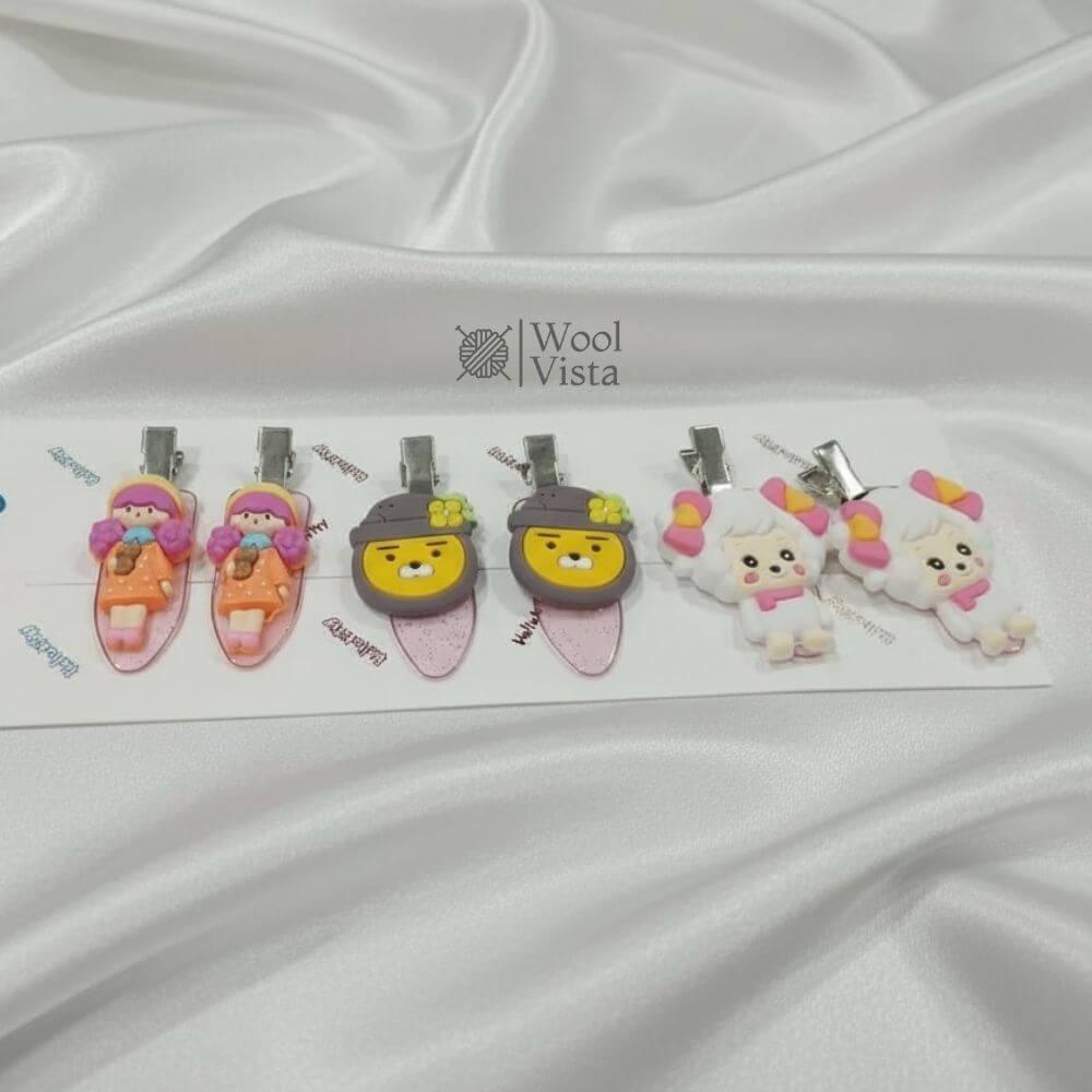 WHIMSICAL CHARACTER HAIR CLIPS – CUTE & COLORFUL PACK FOR KIDS & TODDLERS