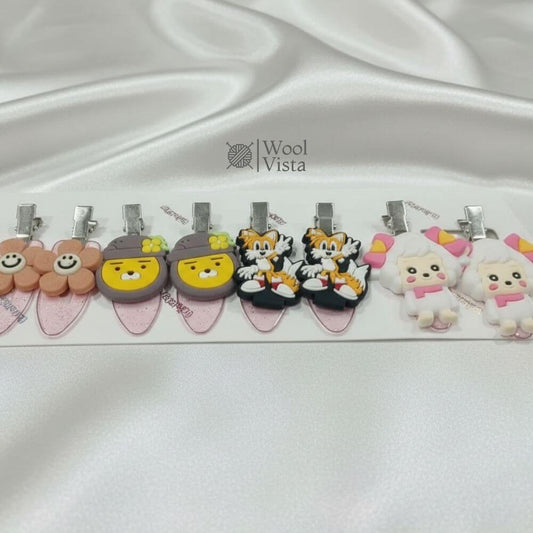WHIMSICAL CHARACTER HAIR CLIPS – CUTE & COLORFUL PACK FOR KIDS & TODDLERS