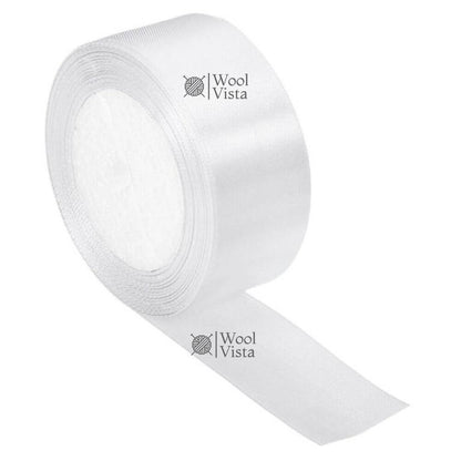 WIDE ELEGANT POLYESTER RIBBON – 25 YARDS (1 INCH / 2.5CM) FOR WEDDINGS, GIFTS, PARTIES & DIY CRAFTS