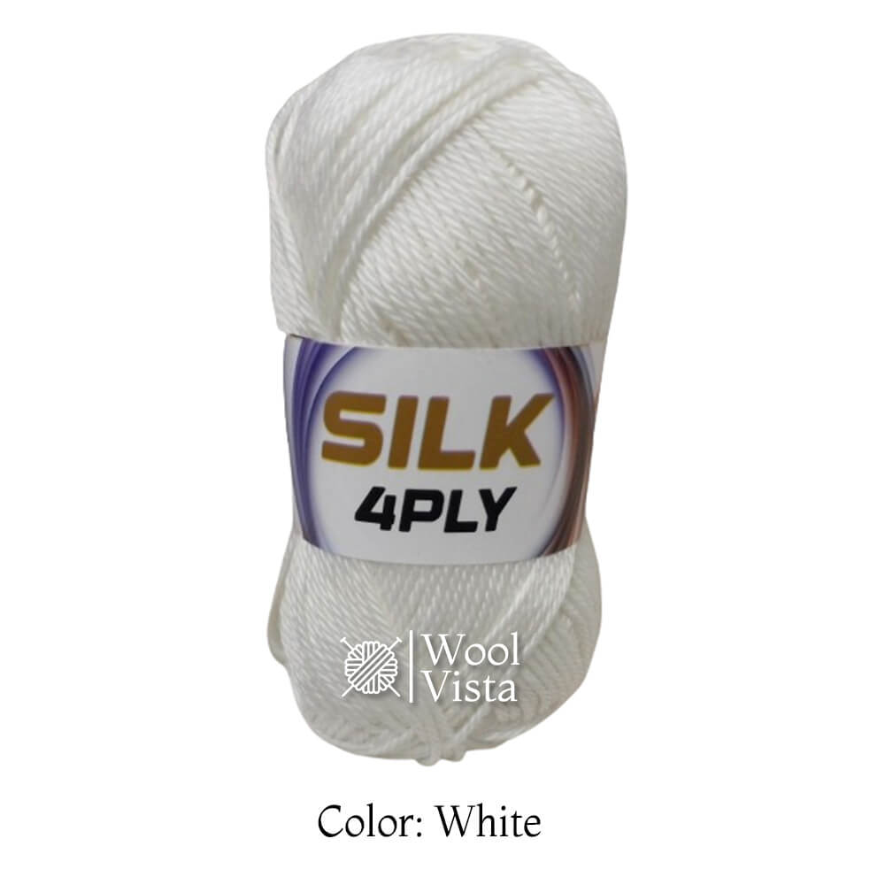 SUPER SOFT SILKY YARN BALL (PACK OF 4 YARN BALLS)