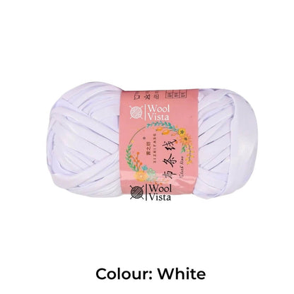 SOFT METALLIC T-SHIRT YARN - FOR CROCHET AND BAG MAKING CRAFTING
