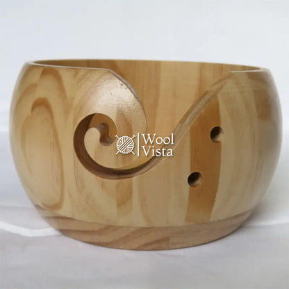 WOODEN YARN BOWL