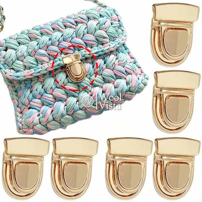 PUSH CLASP LOCK FOR BAGS (1 PIECE)