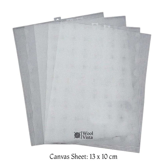 PLASTIC RECTANGLE SHAPE CANVAS SHEETS FOR DIY ACCESSORIES