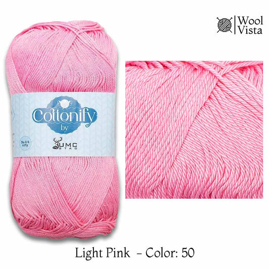 COTTONIFY - COMBED SOFT COTTON KNITTING YARN