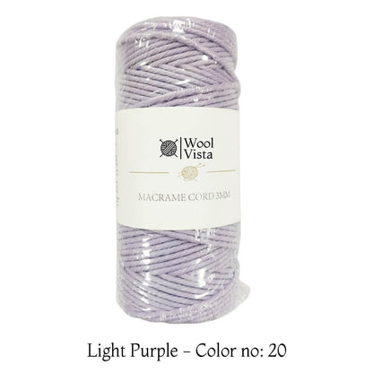 IMPORTED MACRAME CORD - 3MM