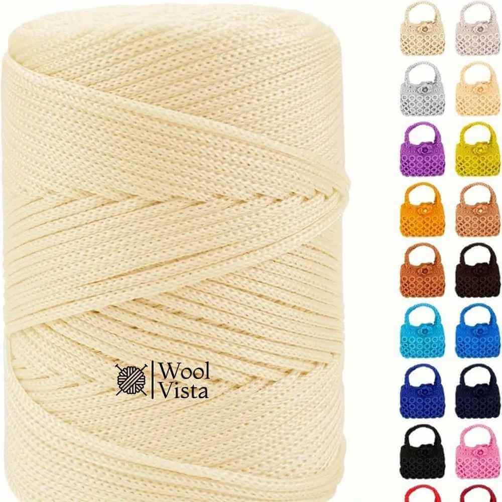 PREMIUM BRAIDED IMPORTED POLYESTER MACRAME CORD - 3MM