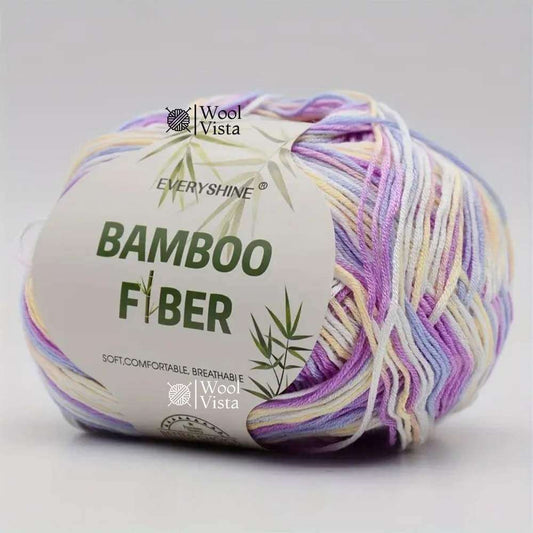 SOFT BAMBOO FIBER YARN – CROCHET & KNITTING YARN (PACK OF 6)
