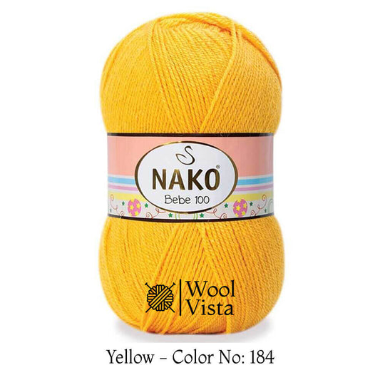 NAKO BEBE 100 - THIN YARN BALL