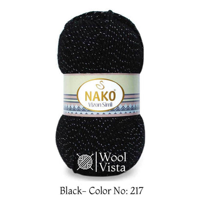 NAKO VIZON SIMLI - GLITTER YARN BALL